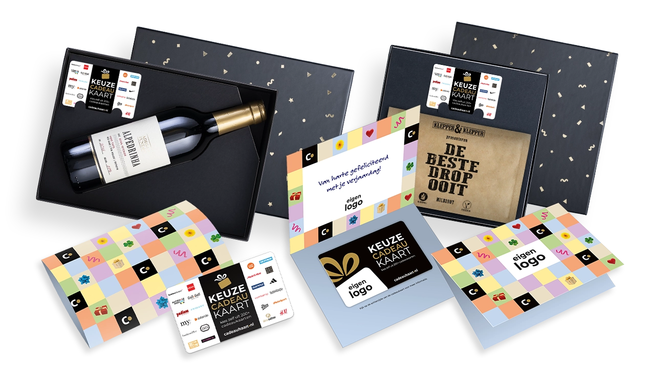 Unieke zakelijke Keuze Cadeaukaarten